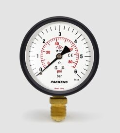 مانومتر عمودی پکنز صفحه 25 سانت 0 تا 6 درجه