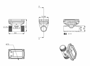 فلومتر آب با خروجی پالس 