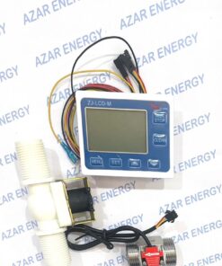 فلومتر توربینی استیل 1 اینچ با کنترلر جریان